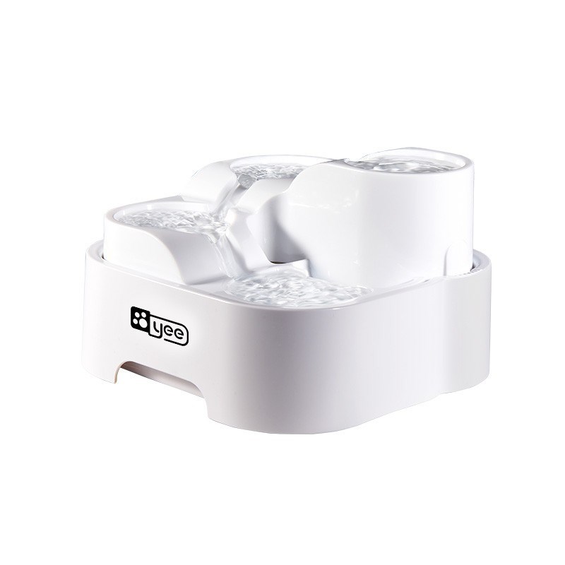 矮脚猫咪饮水机过滤n循环流动活水狗狗幼猫水碗多槽自动宠物饮水