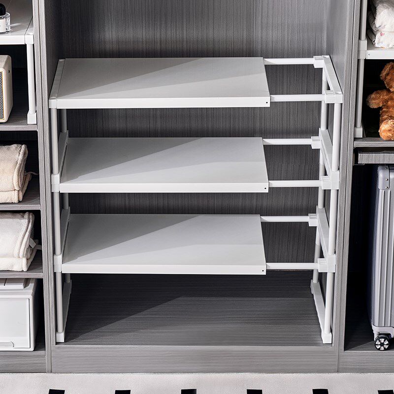 衣橱柜子内收纳分层神器隔板隔断层板厨房可伸缩铁艺置物架免打孔,收纳整理,整理架/置物架/收纳架,淘宝优惠券,粉丝福利购,淘宝优惠卷