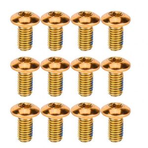 12Pcs M5x11.5 MTB Road Bike Bicycle Disk Brake Rotor Bolts S