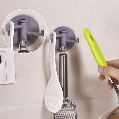 极速Self Adhesive Kitchen Wall Door Hook Key Holder Rack Tow