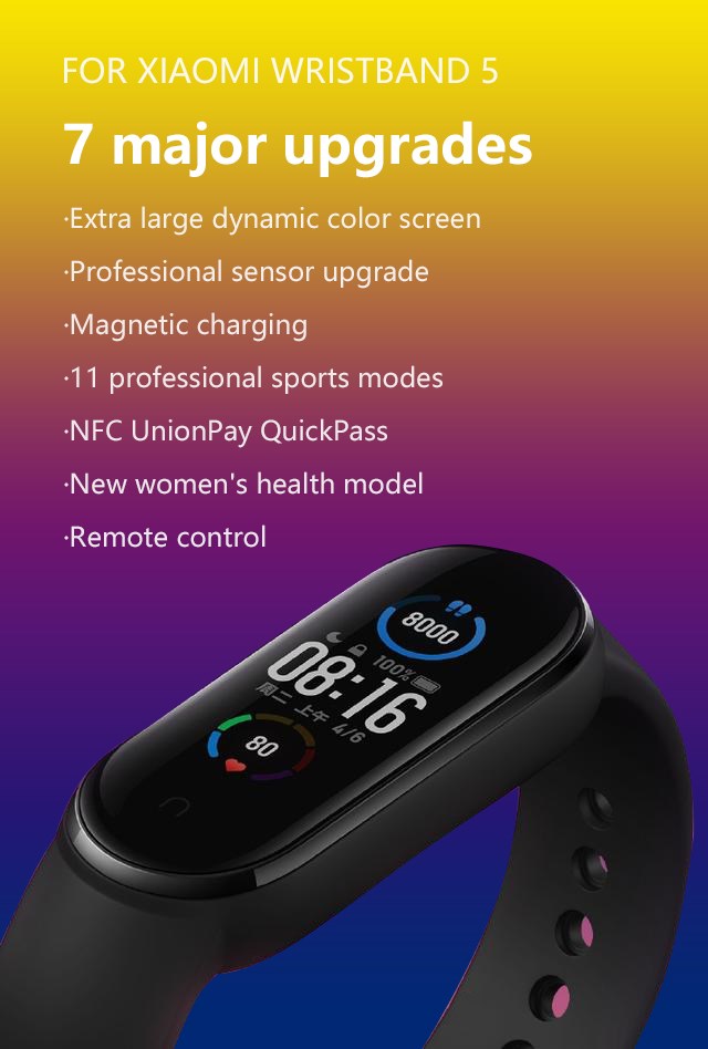 High Quality For MI Band 5 Tempered Glass Explosion-proof Wa