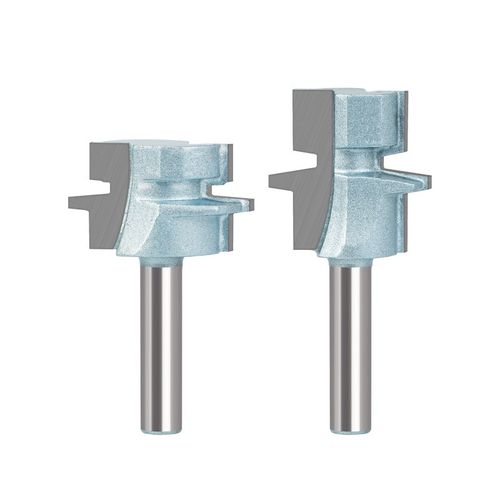 木工铣刀8柄1/2柄斜齿榫合刀地板刀木工刀拼板刀修边机雕刻机刀头