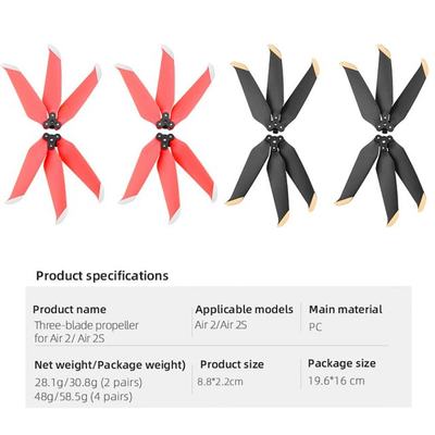 推荐Spiral Blade Accessories For DJI AIR 2/2S Noise Reductio