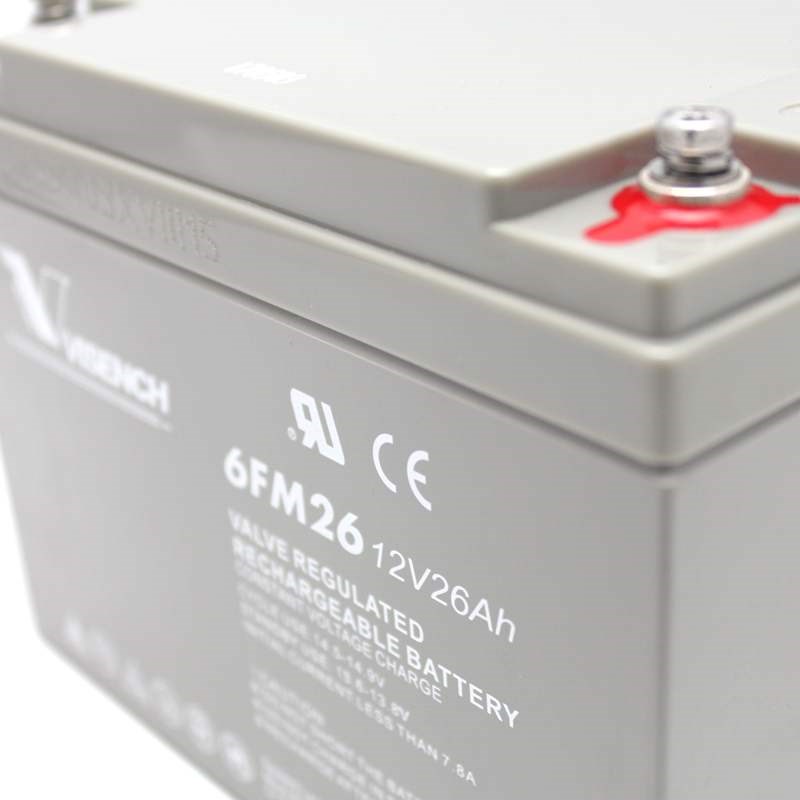VISENCH威神蓄电池6FM26免维护铅酸12V26AH消防主机UPS/EPS机现货