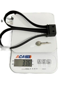 龙鳞甲约束带捆扎带尼龙扎带拉环H式绑带可重复使用钥匙解锁