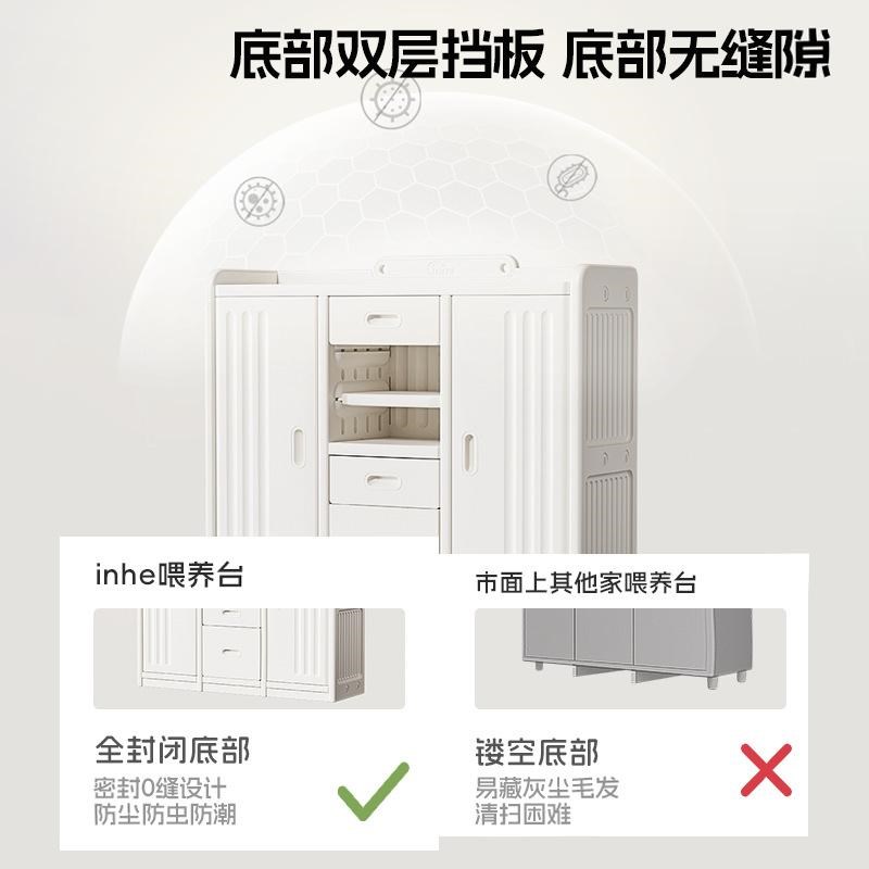 婴儿喂养台收纳柜卧室衣橱置物整理柜抽屉式储物柜儿童玩具收纳架