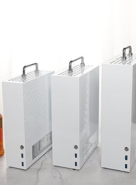 驭匠P02 P4手凑提A4便0携IT314X机箱atx紧型迷你itx白色侧透小机m