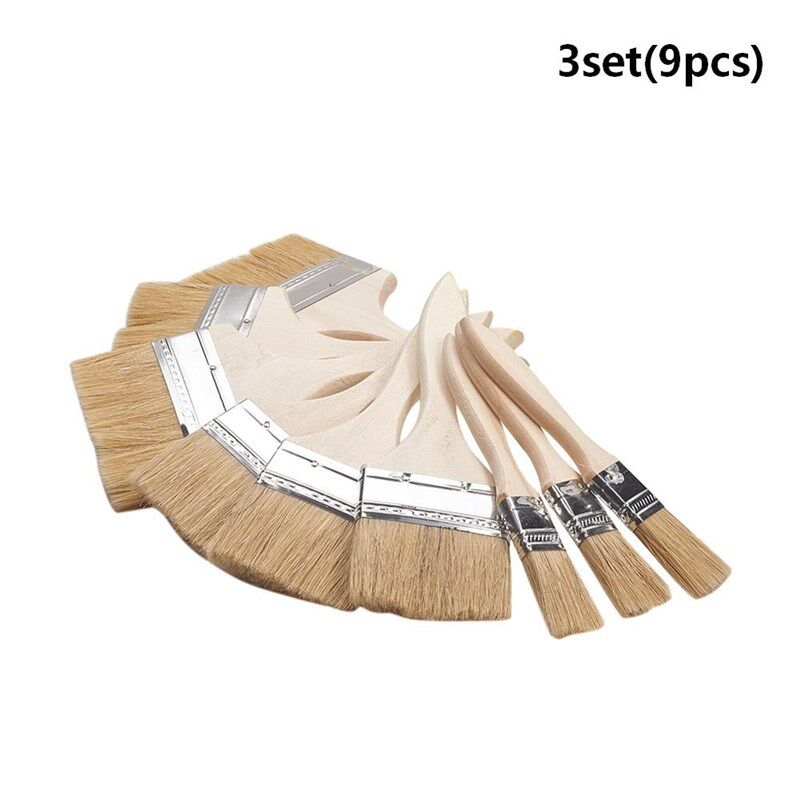 Utoolmart New 3set Bristle Brush Kit 1-inch + 3-inch + 5-inc
