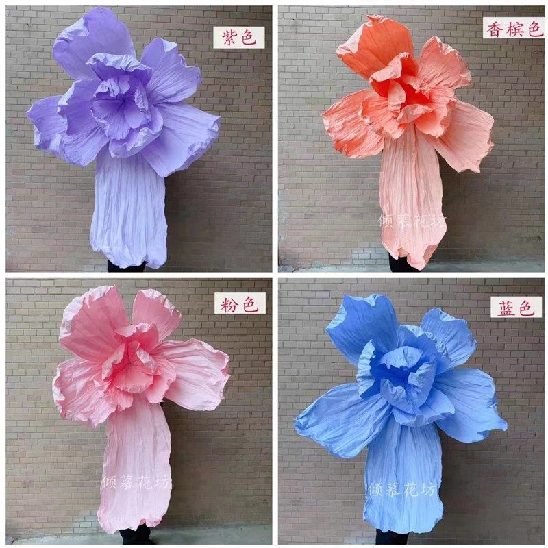 巨型美塑纸艺大花大型婚礼背景花装饰手工褶皱纸花橱窗美陈花艺,节庆用品/礼品,婚庆绢花,淘宝优惠券,粉丝福利购,淘宝优惠卷