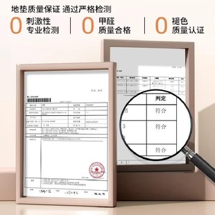 纯色地毯客厅奶油风轻奢高感级免洗可擦卧室家用茶几地垫 新款