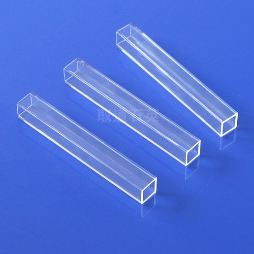 方形管玻璃方管方形管 石英定 制高透光比色皿耐腐蚀耐高温 加工