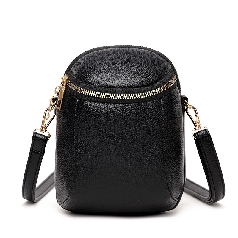 潮牌新款头层牛皮手机包女迷你斜挎小包高级感洋气百搭时尚单肩包