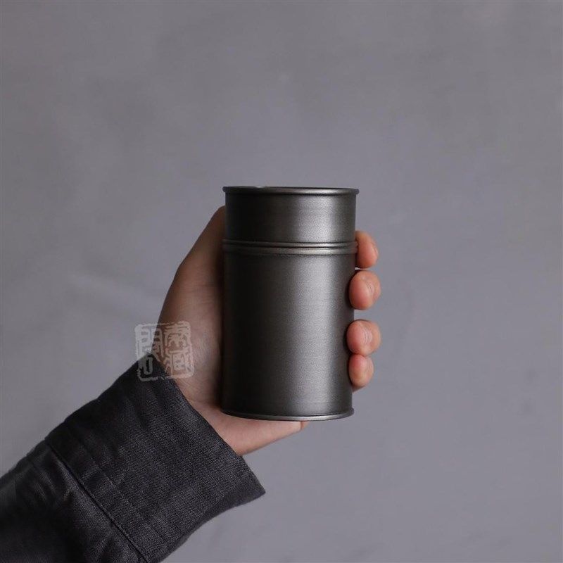 秦藏阁 竹节型纯锡茶叶罐家实用螺旋双盖密封存茶锡罐茶仓入便携,餐饮具,茶叶罐,淘宝优惠券,粉丝福利购,淘宝优惠卷