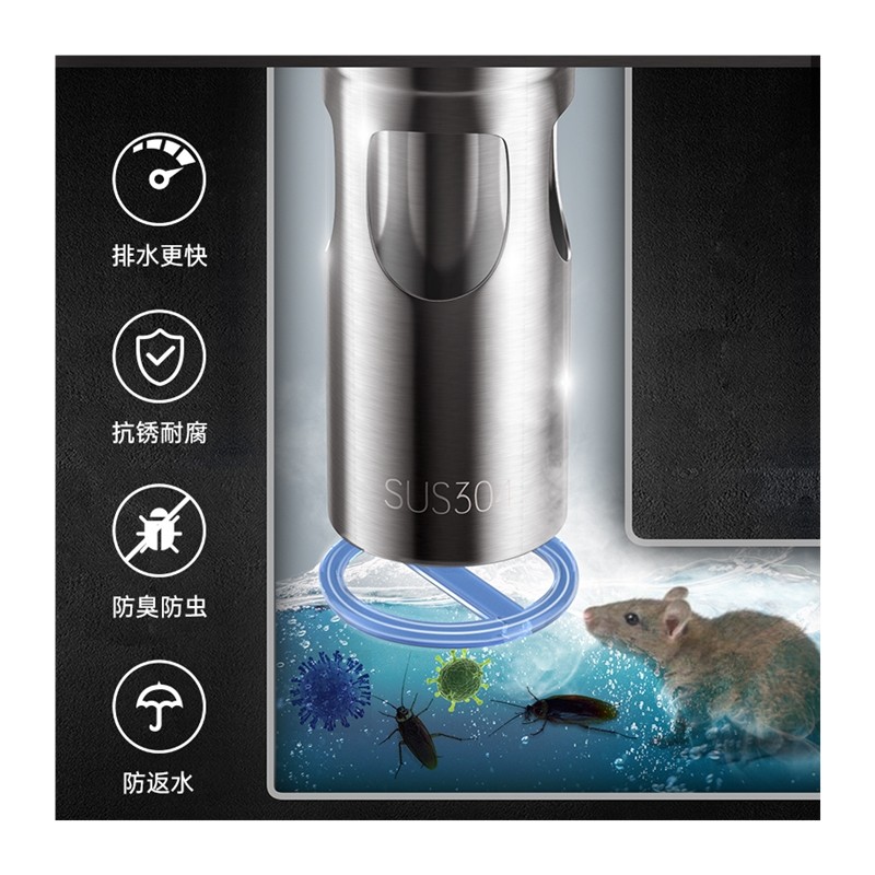 枪灰色长条地漏防臭卫生间 淋浴房浴室304不锈钢长方形加长大排量,家装主材,防溅头,淘宝优惠券,粉丝福利购,淘宝优惠卷