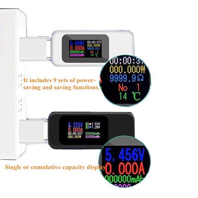 U96 13 in 1 USB tester DC Digital voltmeter amperimetro volt