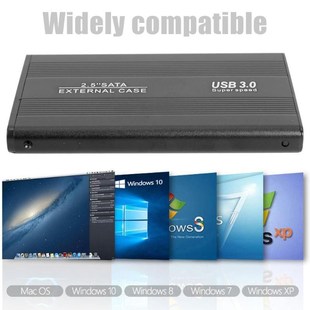 2.5 inch USB3.0 to SATA SSD HDD Case Hard Drive Enclosure E