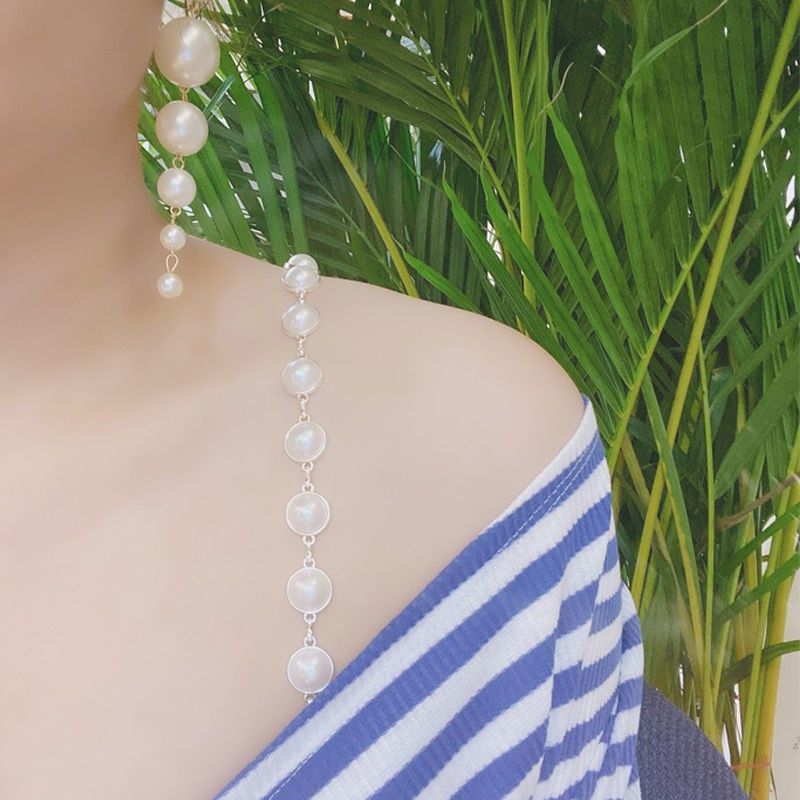 新款内衣肩带可外露龙虾扣珍珠肩带透明隐形水钻可带拆一字领美背