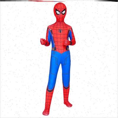 急速发货万圣节男孩蜘蛛人儿童服装衣服紧身衣spiderman钢铁蜘蛛