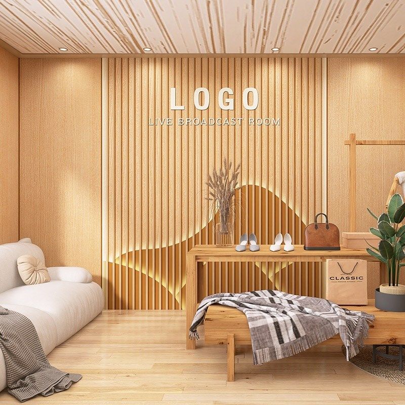 日式原木风木纹服装店墙纸客厅电视背景墙办公室公司前台logo壁纸,家装主材,定制壁画,淘宝优惠券,粉丝福利购,淘宝优惠卷