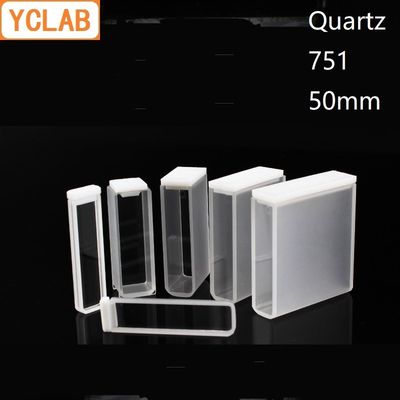 推荐YCLAB 50mm Cuvette 751 Quartz Cell Colorimeter 17.5mL La