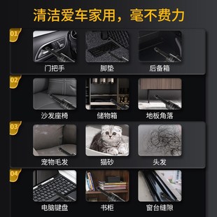 车载吸尘器车用无线充电u汽车家用大吸力功率强力小型米你手持