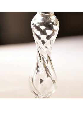 Ins Hot Creative Glass Candlestick Glass Candle Holder for T