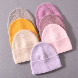 Color Hair Winter Fluffy Long Hats Women 推荐 Cashm Men Solid