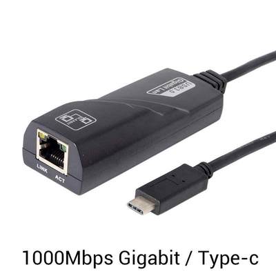 速发1000Mbps Type-c USB-C To RJ45 Gigabit Ethernet LAN Netwo