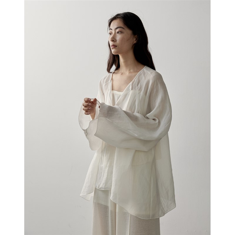 厂家commuse memory『x云霓』100支苎麻轻薄透气罩衫上衣宽松防晒