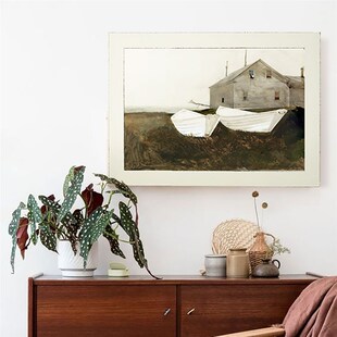 伽罗生活 客厅挂画现代风景装饰画 卧室床头挂画 海风 沙发背景墙