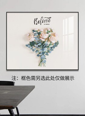 电表箱装饰画北欧遮挡配电箱清新壁画现代简N约创意弱电闸开关挂