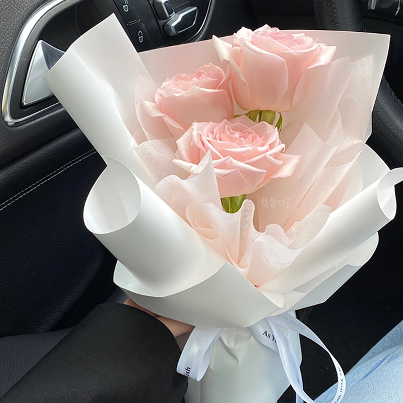 高级迷你玫瑰见面小花束永生花仿真花儿童节毕业生日礼物女生闺蜜