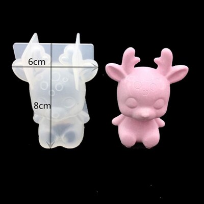 Transparent nicorn Epoxy Resin Silicone Mold Bear  Mould Ani