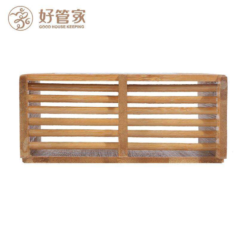 速发可挂式筷子笼竹木质筷筒厨房沥水筷子筒家用竹筷分类筷子架筷