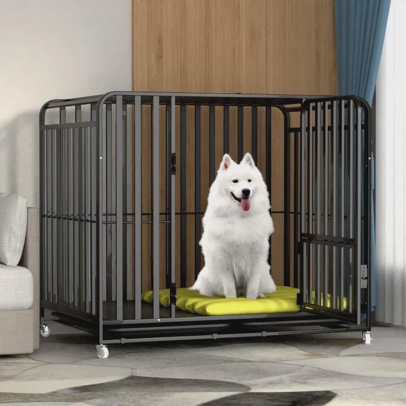 折叠狗笼子大型犬特大号金毛拉布拉多阿拉斯加中小型犬带厕所泰迪图片