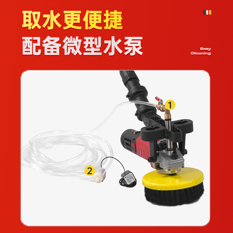洗地机商用车间酒店手推式地面清洁地板J地毯水泥地刷地机抛光机