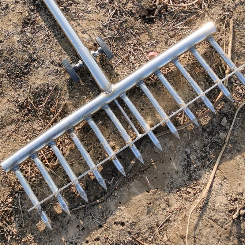 栽葱神器种植大葱专用打眼叉子洋葱栽苗打洞机移苗高效率打孔工具