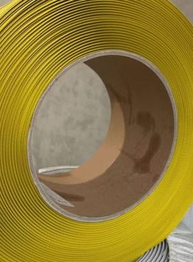 塑料PP打包g带夹心热熔带半自动机用黄色包装带纸箱纯纸芯机用热