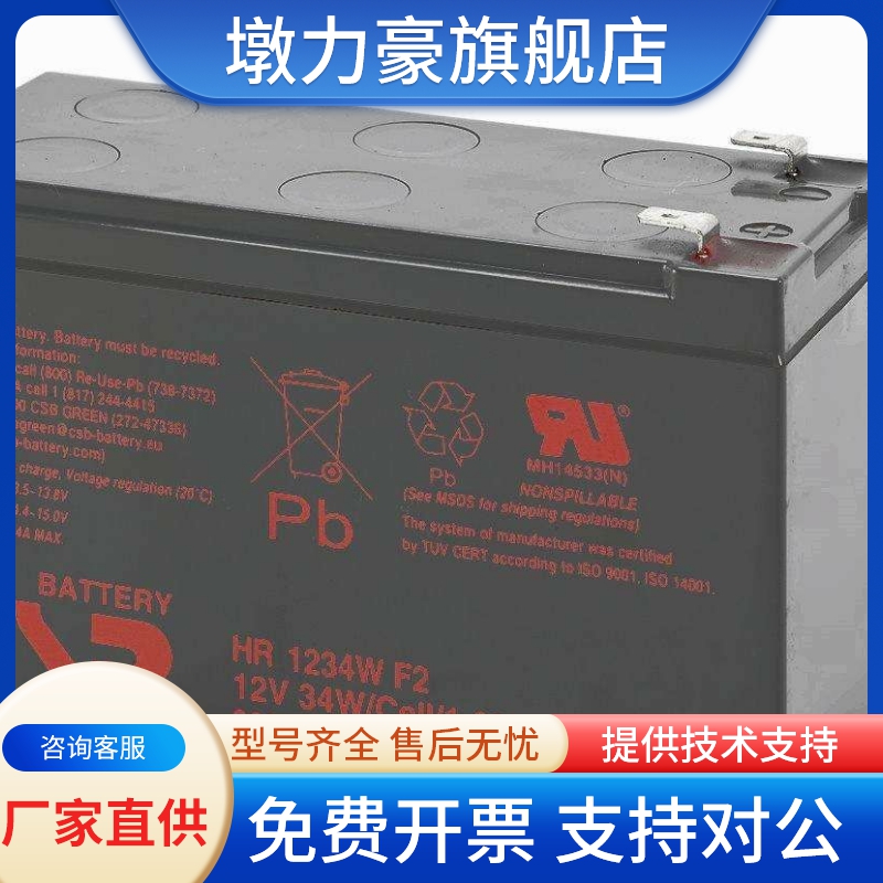 CSB蓄电池GP1272F2 GP12120 12170 UPS12360 12460 HR1234W 1221