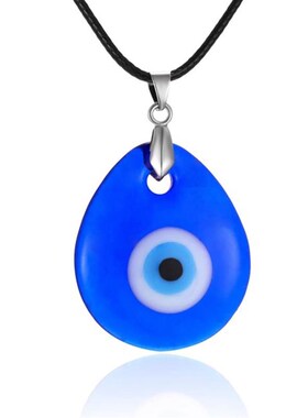 小众高货New Fashion Eye Necklace For Women Men Devil Evil Bl