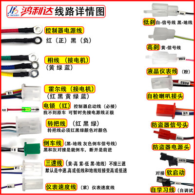 电动三轮车控制器大功率48 60 72V双模 直流无刷电机四轮永磁同步