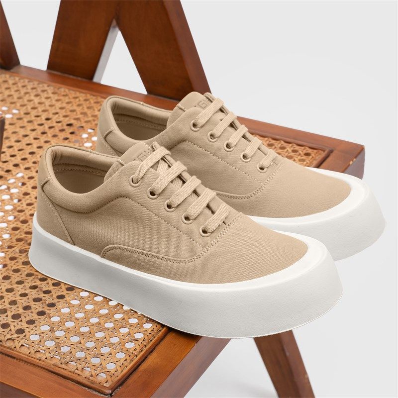 男鞋2024新款夏季透气布鞋男款潮流百搭板鞋运动休闲鞋厚底帆布鞋,流行男鞋,休闲板鞋,淘宝优惠券,粉丝福利购,淘宝优惠卷