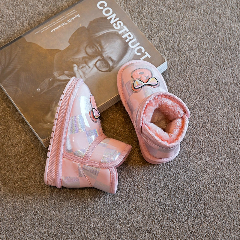 儿童雪靴冬季新款防水男童加绒加厚短靴女童保暖棉鞋宝宝棉靴子,童鞋/婴儿鞋/亲子鞋,雪地靴,淘宝优惠券,粉丝福利购,淘宝优惠卷