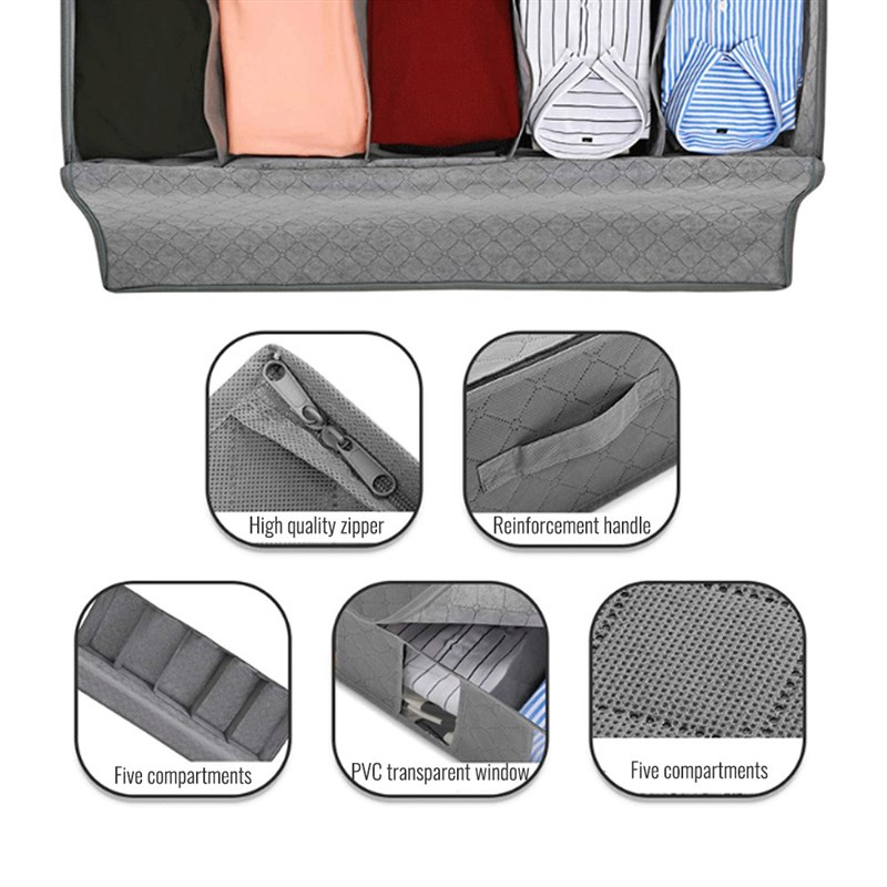 Under Bed Clothes Item Storage Dustproof Storage Bag Contai