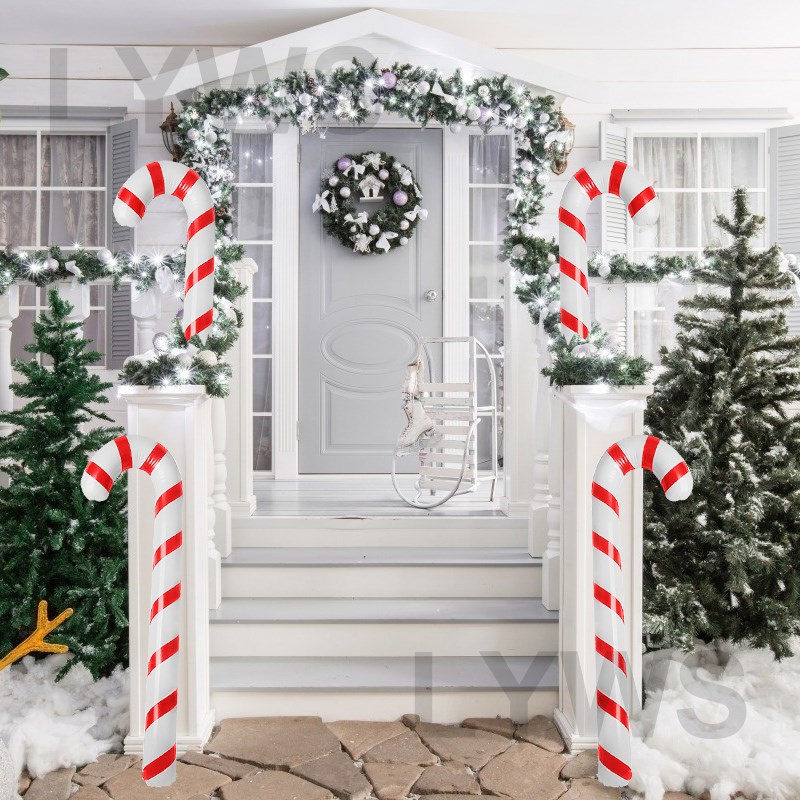 6Pcs/Set Christmas Canes Christmas Decoration For Home Outdo 农机/农具/农膜 农机配件 原图主图