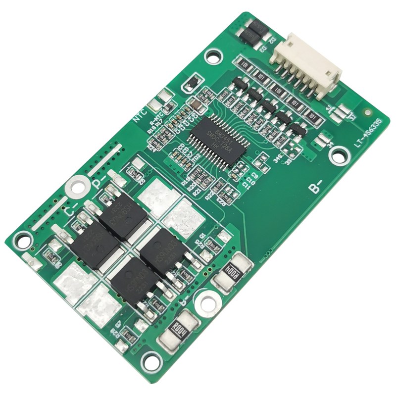 5串保护板带均衡排线,5-3u5A持续电流,路灯三元锂铁锂16v保护板