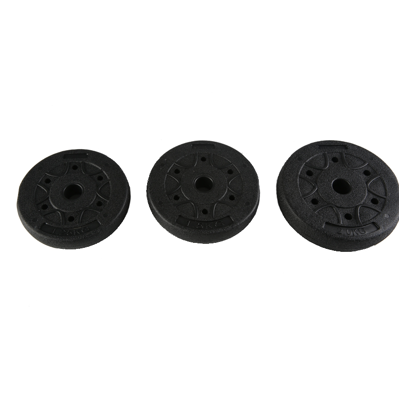 哑铃片健身器室内家用包胶手铃臂力锻炼腿部力量专业训练卧推杠铃