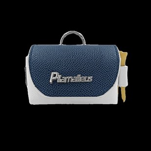 拼色PU防水可装 高尔夫小球包新款 时尚 腰包 2颗球下场配件球袋 韩版