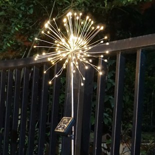 Fairy christmas starburst lights solar powered light