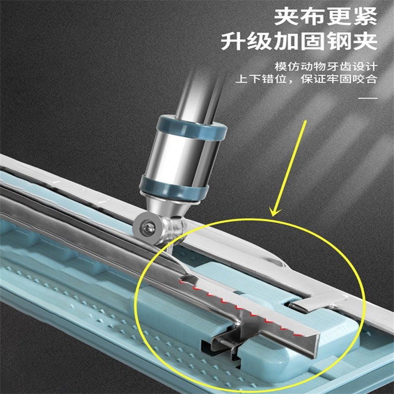 瓷砖专用拖把无水j印夹布托帕2024新款家用擦抹地替换布不留吸渍